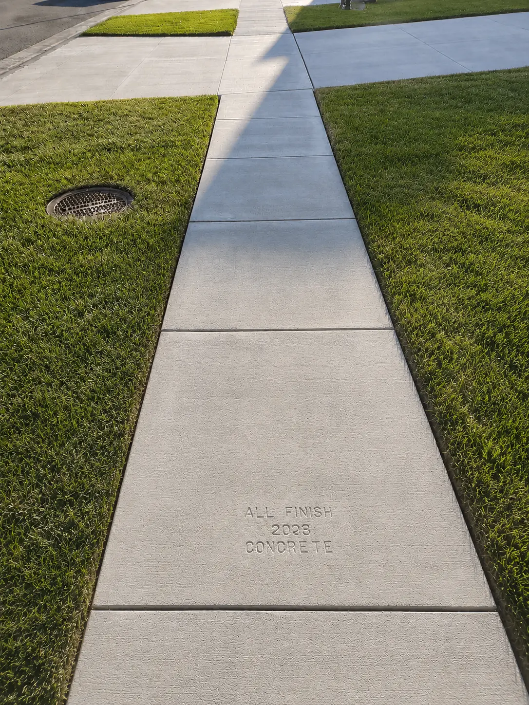 After edging photo